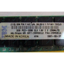 IBM 39M5811 39M5812 2Gb (2048Mb) DDR2 ECC Reg memory (Дмитров)